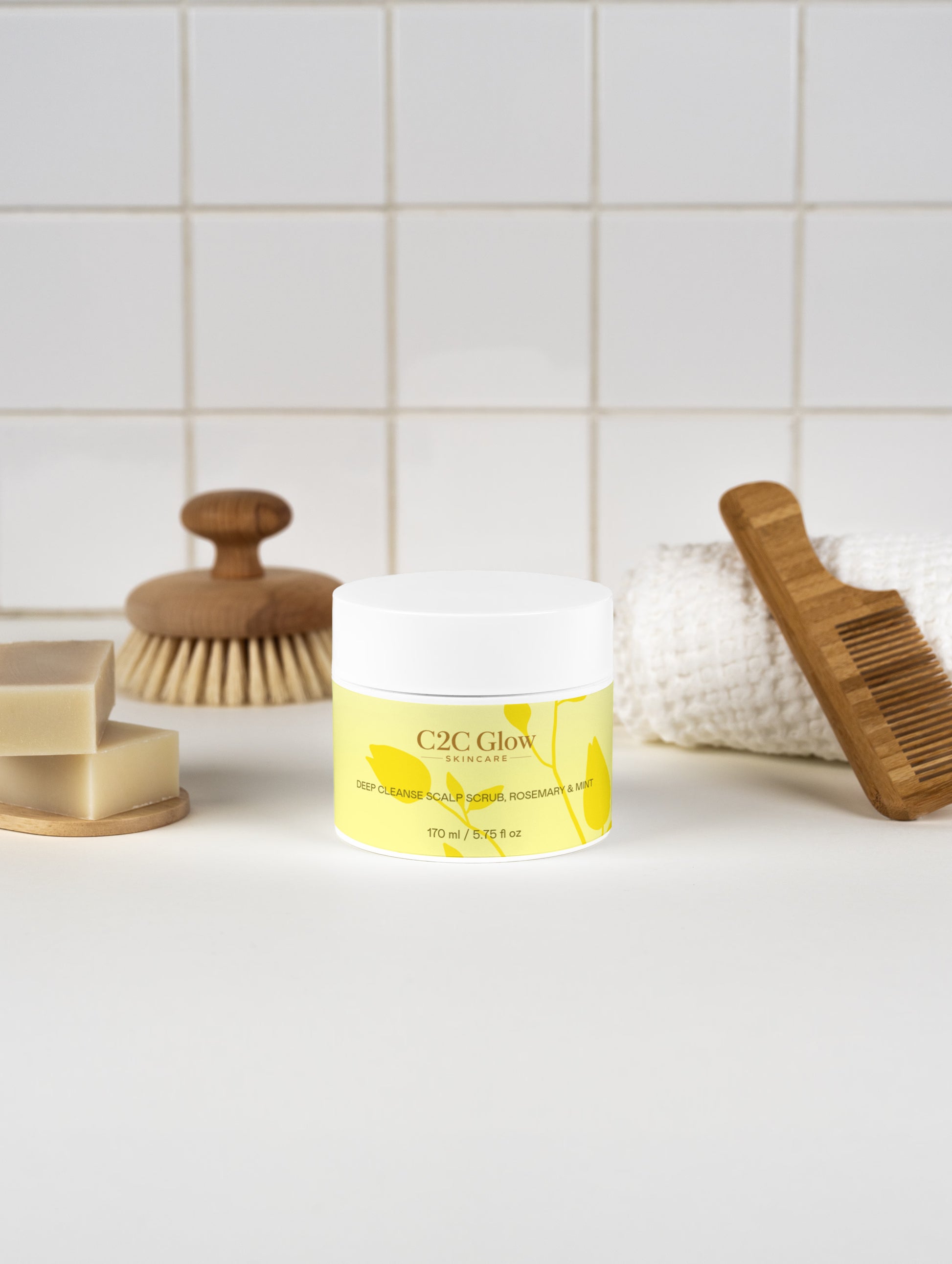 Deep Cleanse Scalp Scrub, Rosemary & Mint
