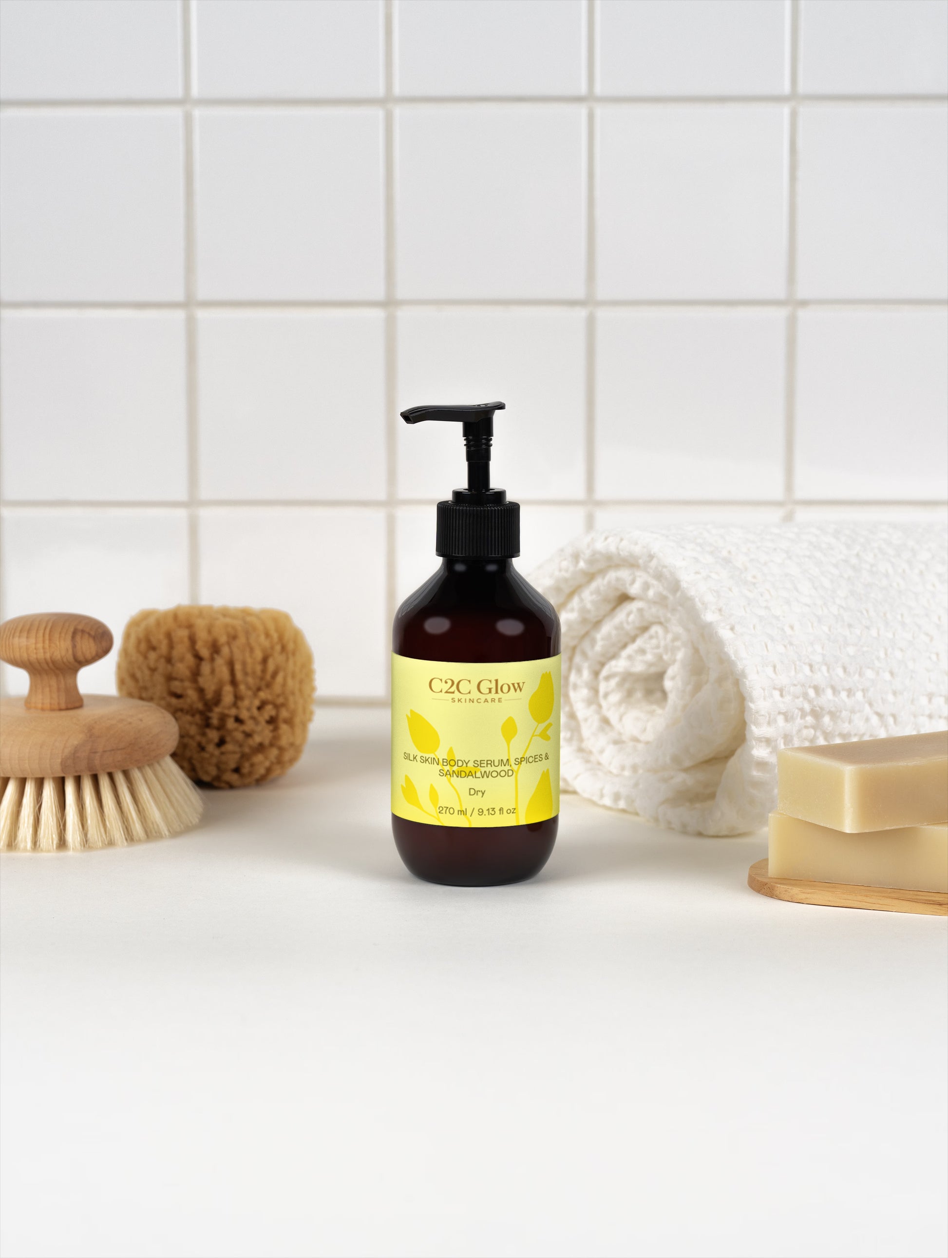 Silk Skin Body Serum, Spices & Sandalwood
